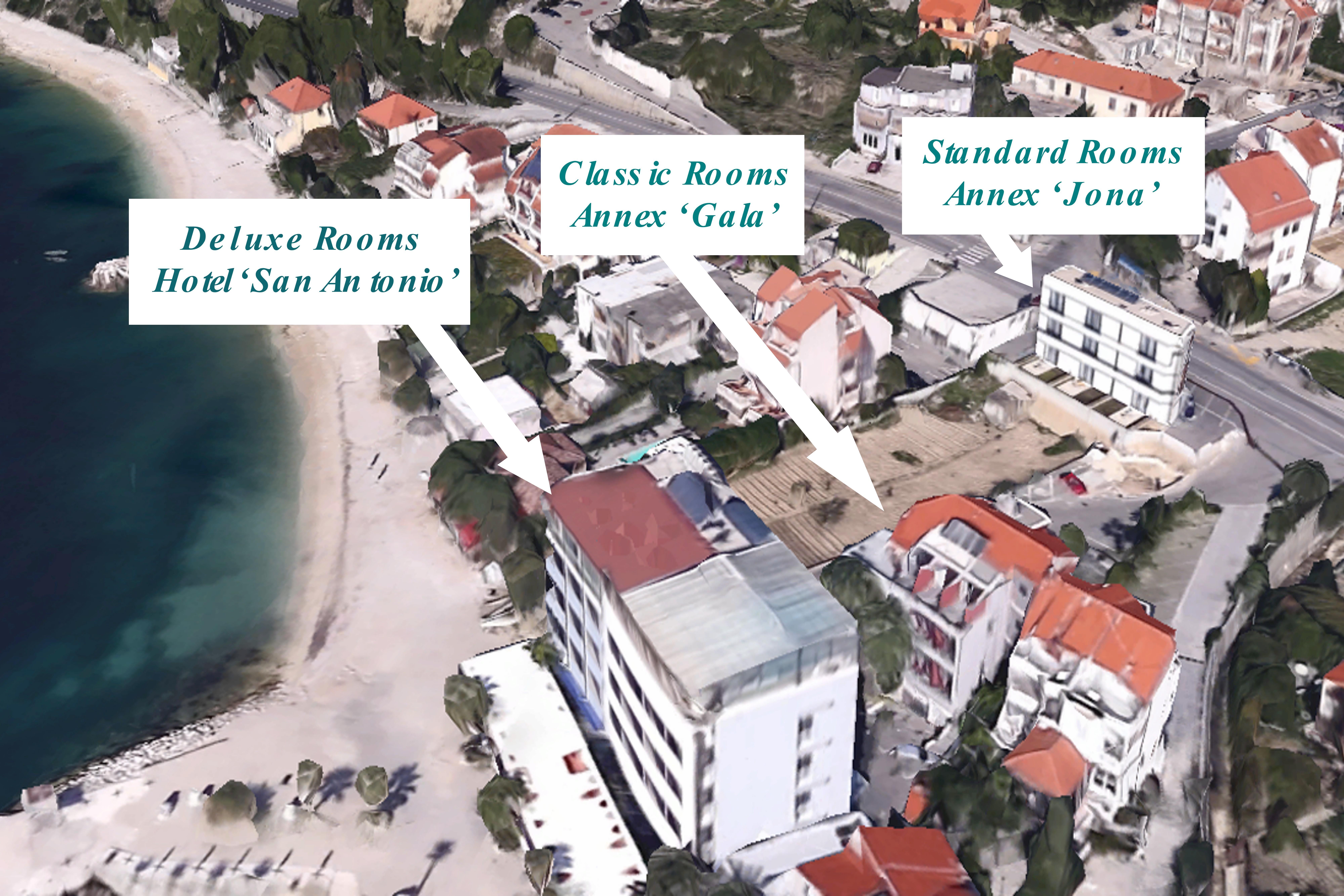 Hotel Jona Podstrana Buitenkant foto